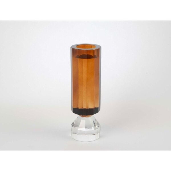 Mikasa Moor Kristal Amber Mumluk 6x6x20cm