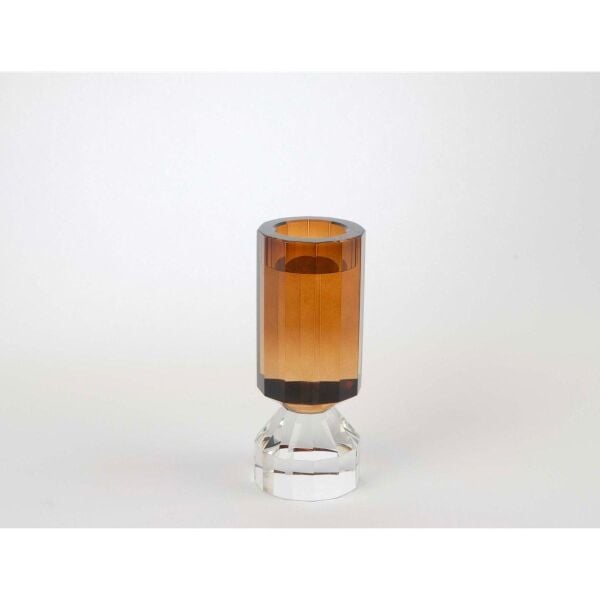 Mikasa Moor Kristal Amber Mumluk 6x6x16cm