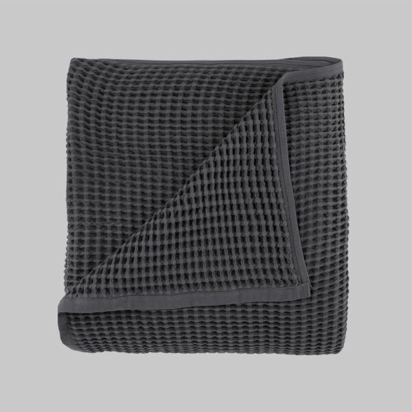 Sarev Polendia Yatak Örtüsü Çift Kişilik Gri