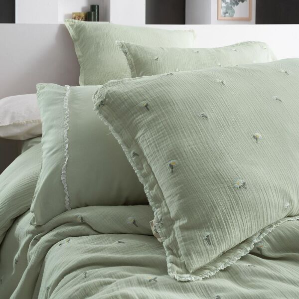 Sarev Mood Comfort Latina Nevresim Takımı Tek Kişilik Yeşil