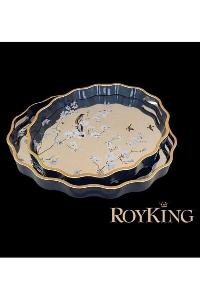 Royking 2'li Oval Tepsi 44x36 Ve 38x31