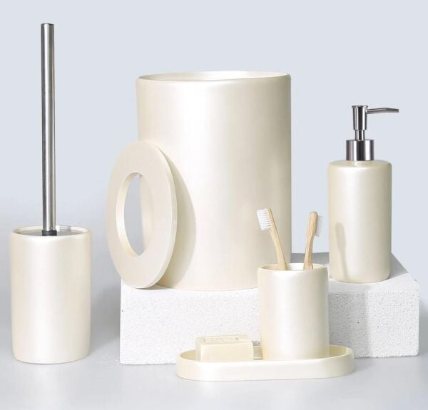 Selim Dekor Victoria Banyo Seti-İnci