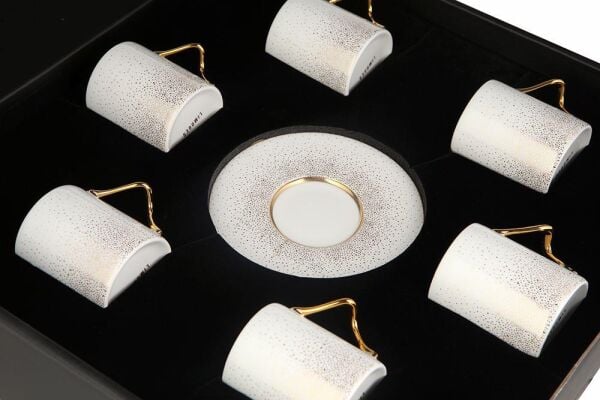 Porland Limoges Glittering Kahve Takımı 12 Parça