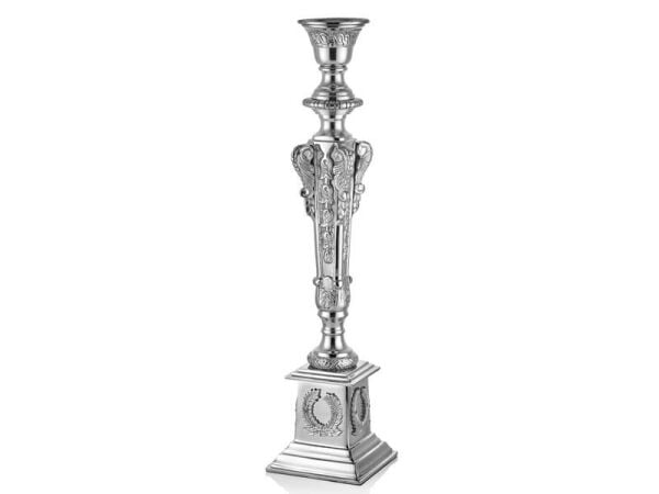 Lamedore Majestic Büyük Gümüşlük Mumluk 17X17X72 cm