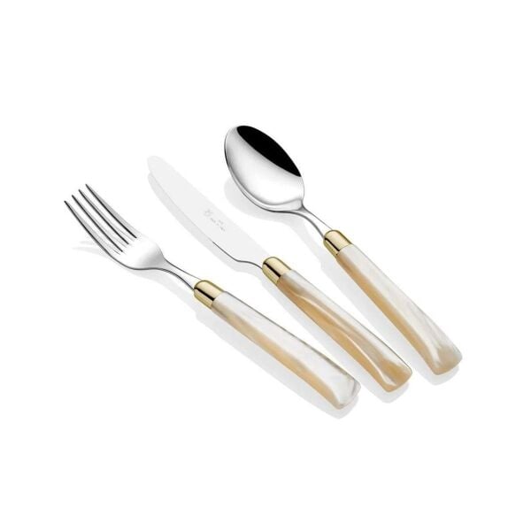 Rivadossi Giada Ring Kemik 75 Parça Çatal Bıçak Seti