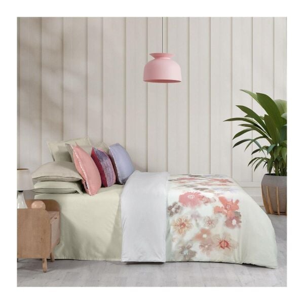 Sarev Josıane Saten Nevresim Takımı Çift Kişilik 4 Yastık