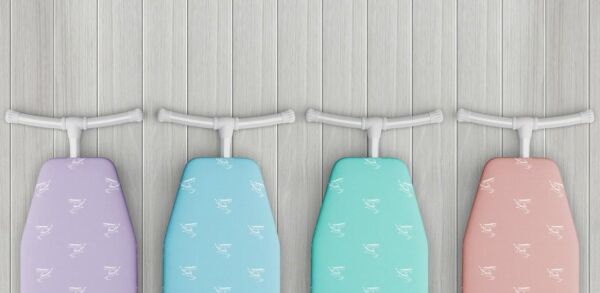 Gazella Ütü Masası Bezi Mavi