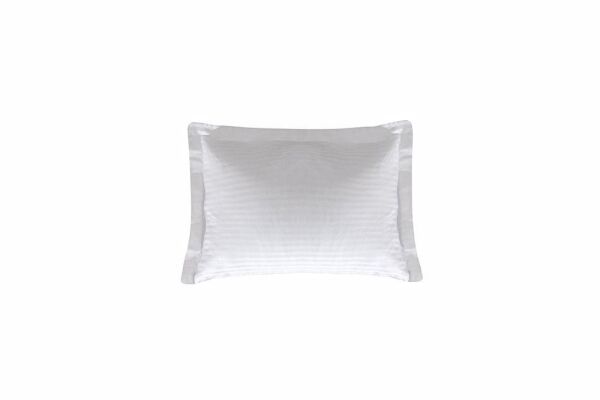 Porland Pamuk Saten Jakarlı Beyaz Çift Kişilik Nevresim Takımı