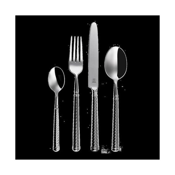 Rivadossi Cubism Paslanmaz Çelik 84 Parça Çatal Bıçak Seti