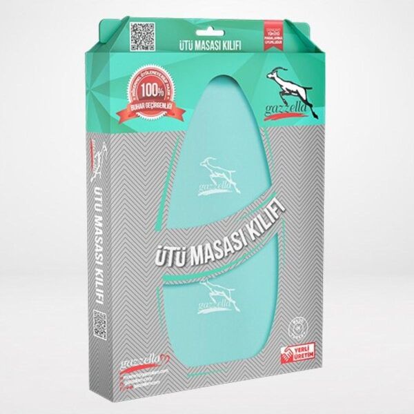 Gazella Ütü Masası Bezi Turkuaz