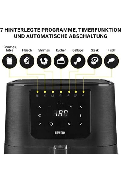 Leggno N8WERK DS05050 Hot AirFryer 5,5lt