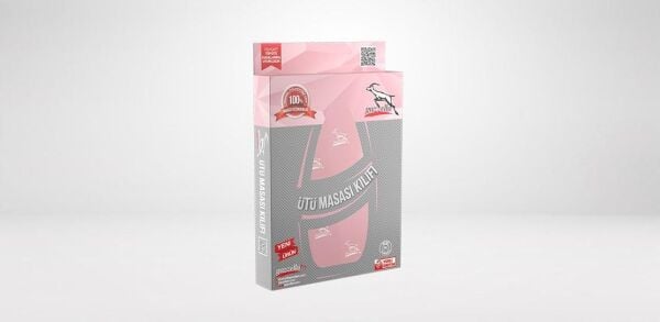 Gazella Ütü Masası Bezi Pembe