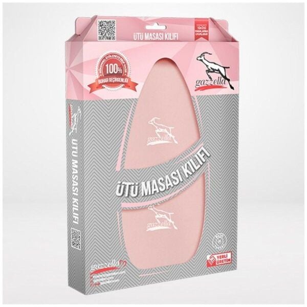 Gazella Ütü Masası Bezi Pembe