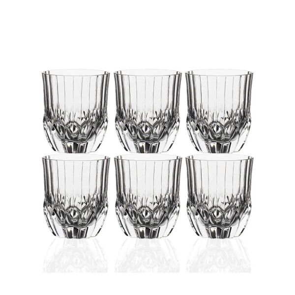 RCR Adagio Yüksek Kalite Cam 6'lı Su Bardağı Seti 350 ml