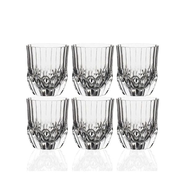 RCR Adagio Yüksek Kalite Cam 6'lı Su Bardağı Seti 350 ml