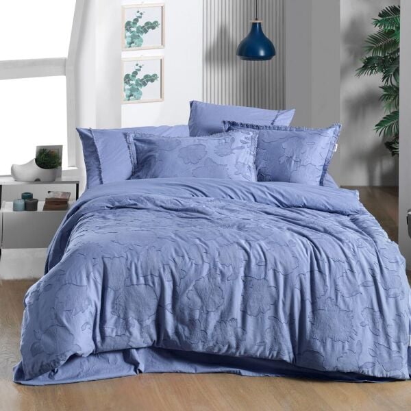 Sarev Mood Comfort Prado Nevresim Takımı Tek Kişilik 1 Yastık Mavi