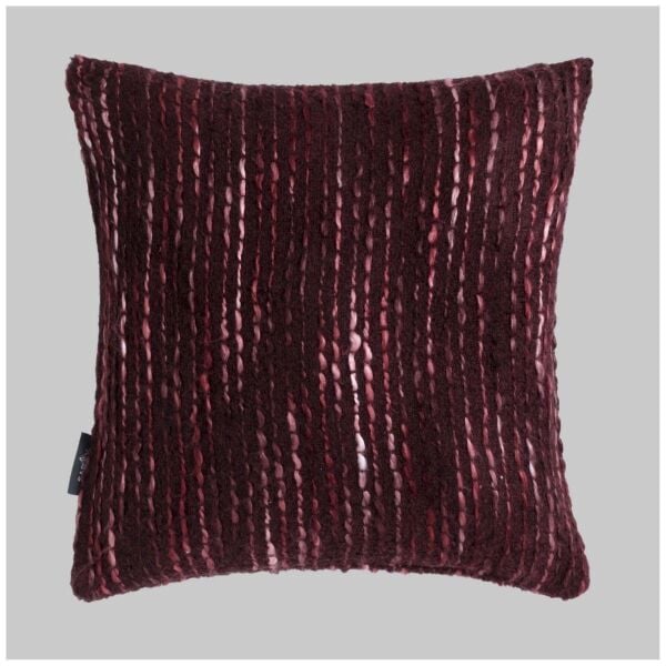 Sarev Lily Kırlent 45x45cm -Bordo