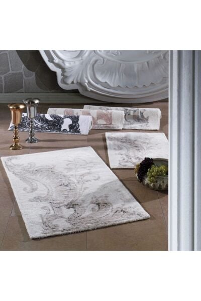 Zebra Casa Antonia İkili Paspas Takımı Beyaz / Denim / Gri