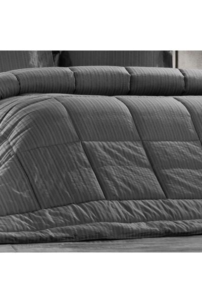 Zebra Casa Muddy Uyku Seti Gri Çift Kişilik