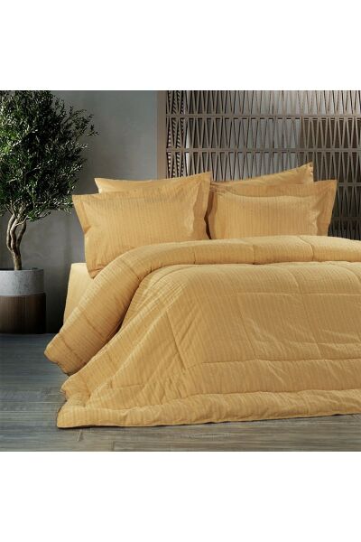 Zebra Casa Muddy Uyku Seti Hardal Çift Kişilik