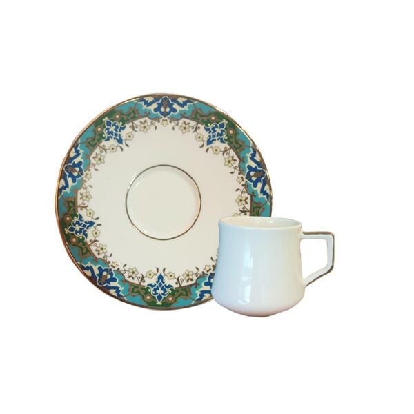 Evaliza Çini Double Kahve Fincanı 12'li