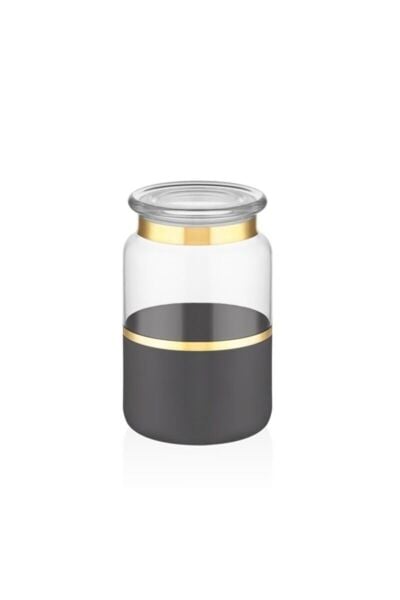 Decorium M06305-Ab Kavanoz 15 x 10 Cm Vision Black
