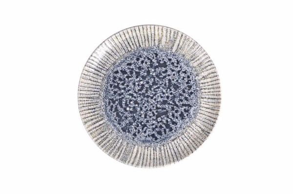 Porland Iris Blue Düz Tabak 20cm