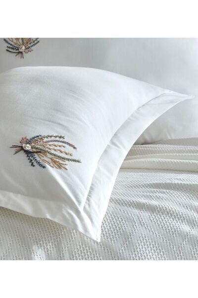 Zebra Casa Sandal Pike Seti Krem Çift Kişilik