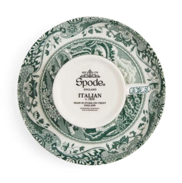 Spode Green Italıan Kahve Fincan+Tabağı