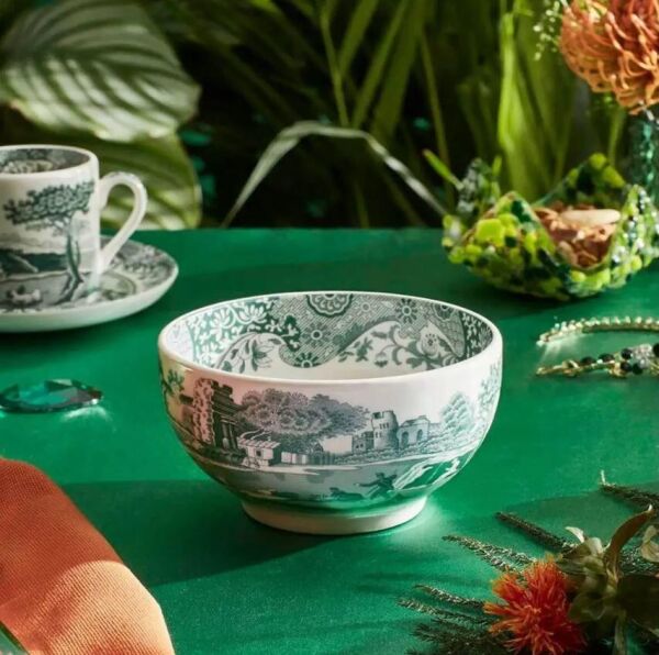 Spode Green Italıan 11 Cm Kase