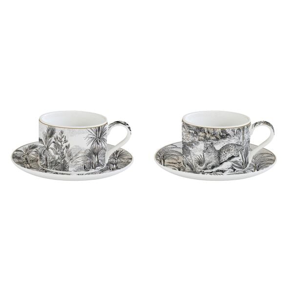 Easy Life Retro Jungle 2'li Porselen Fincan Takımı 240 ml.