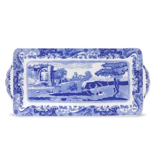 Spode Blue Italıan Sandwich Tepsi 33 Cm
