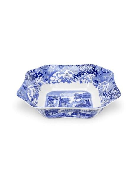 Spode Blue Italıan Salata Servis Kare 24 Cm