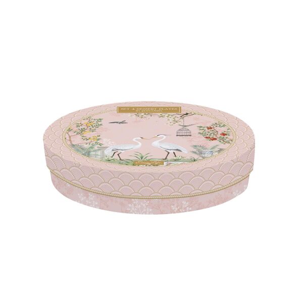 Easy Life Jardin de Reves 4'lü Porselen Pasta Tabağı 19 cm