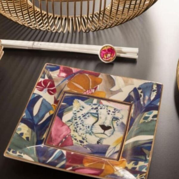 Baci Milano Savana Kare Tepsi Porselen