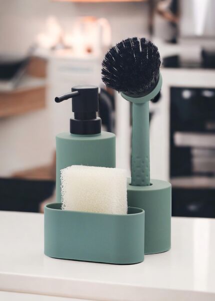 The Mia Round Sıvı Sabunluk Seti Yeşil