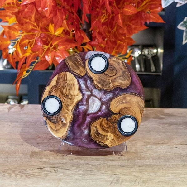 Biosy Mumluk Epoksili  Ebat 3 D Mürdüm