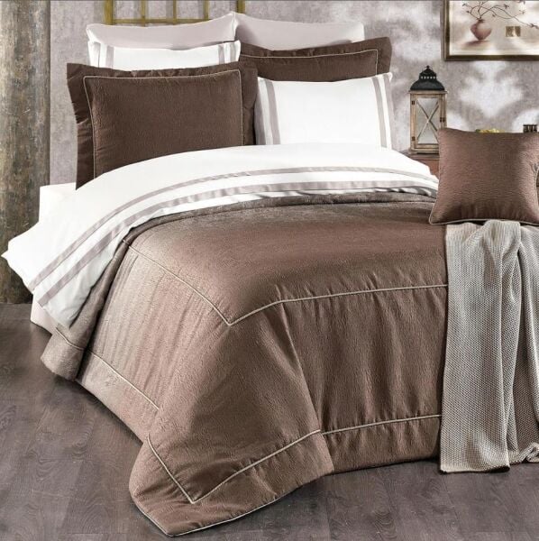 Nazik Home Only 11 Parça Çeyiz Seti Vizon Çift Kişilik