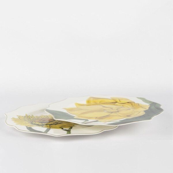 Mikasa Moor Art Of Botanica Sarı 2li Tatlı Tabağı 21cm