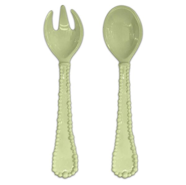 Baci Milano Jk&K Melamin Salata Servislik 30x7 cm - Yeşil