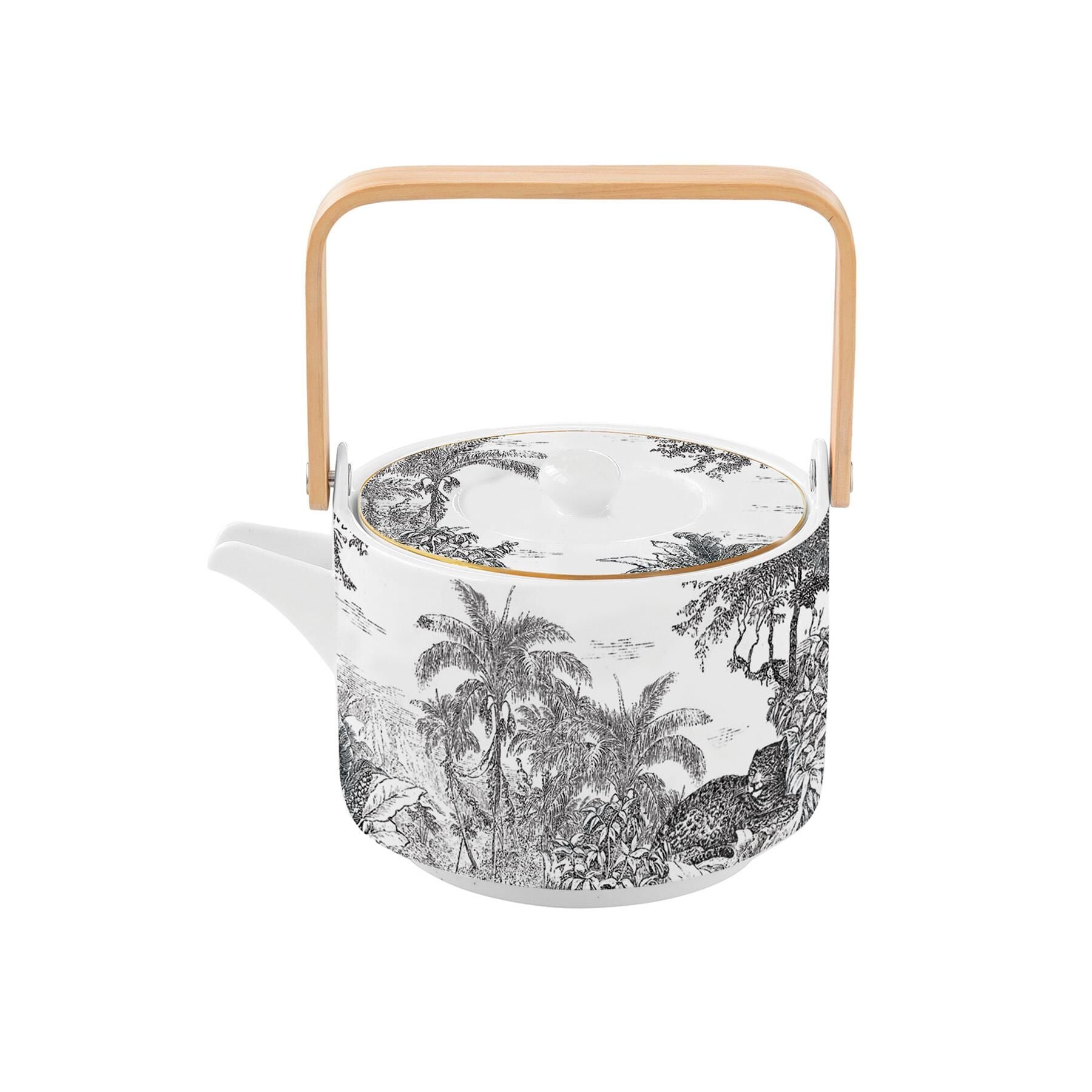 Easy Life Rain Forest Porselen Demlik 800 ml