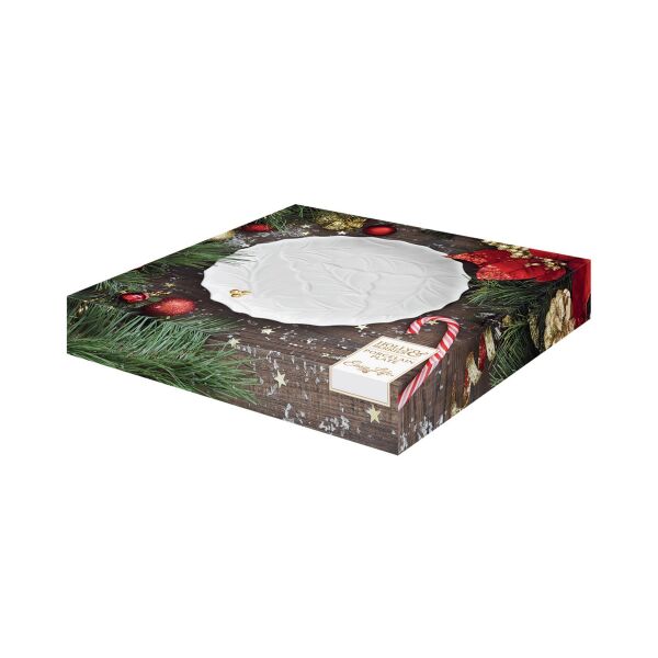 Easy Life Holly & Berries Porselen Pasta Tabağı 20,0cm - Beyaz