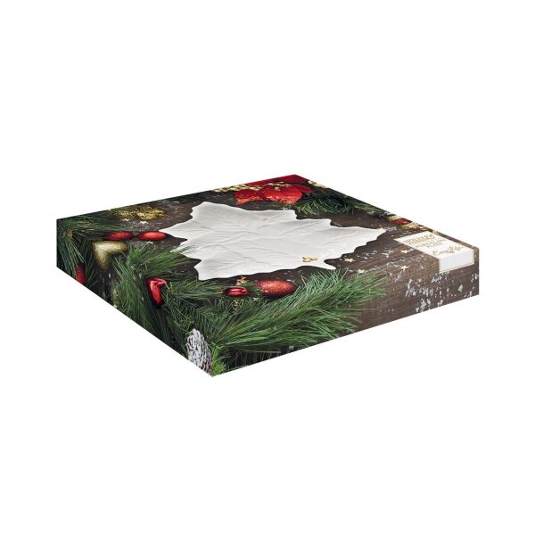 Easy Life Porselen Tabak 22,0x22,0 cm - Beyaz