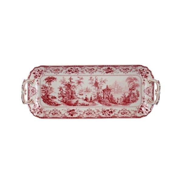 Lucky Art Florantine Kulplu Baton Tabak 33Cm Kırmızı