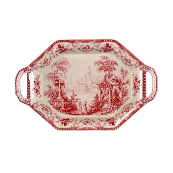 Lucky Art Florantine Sunum Tepsisi 37cm Kırmızı