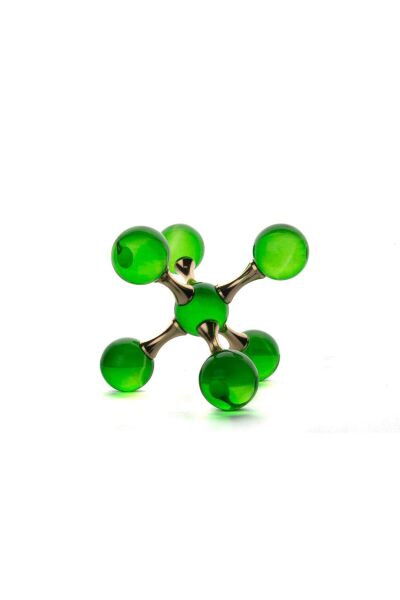 Mikasa Moor Yeşil Parlak Cam Obje 11x11x10 cm