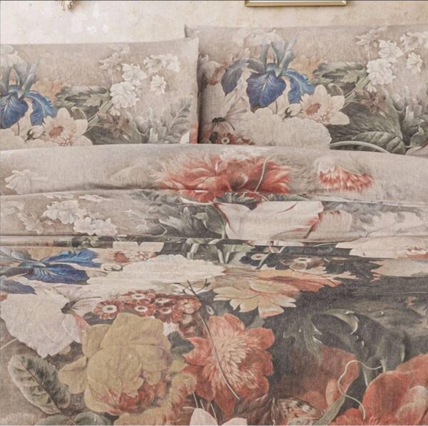 Nazik Home Pavia Dijital Baskı Nevresim Takımı Kahverengi Tek Kişilik