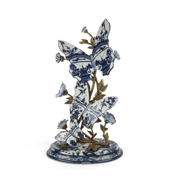 Mikasa Moor Mavi Kelebek Standı 25x45cm