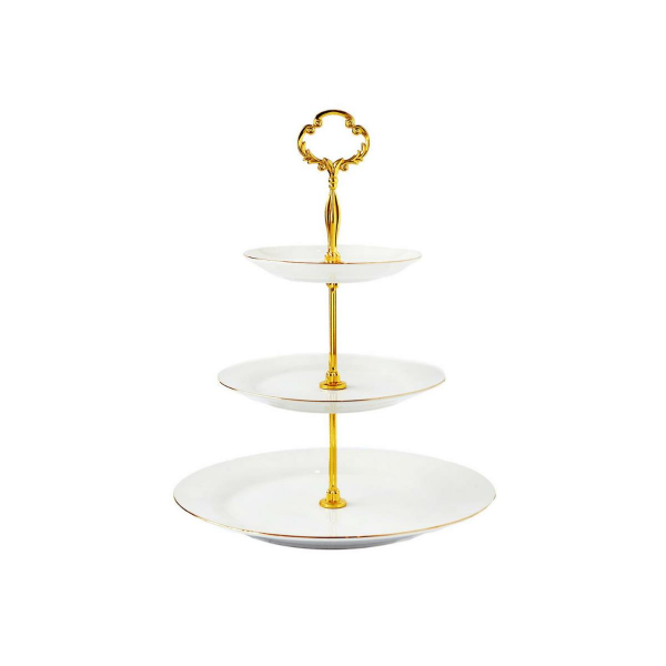 Cristina Re 3 Tier Cake Stand Ivory