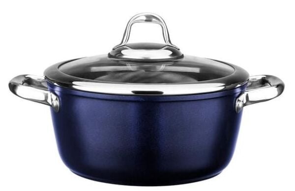 Leggno Mst2828dt24bl  Master Titanium Tencere Mavi 24 Cm